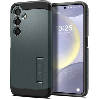 Spigen Противоударен Хибриден Калъф за SAMSUNG S24, SPIGEN Tough Armor Case, Зелен (ACS07357)