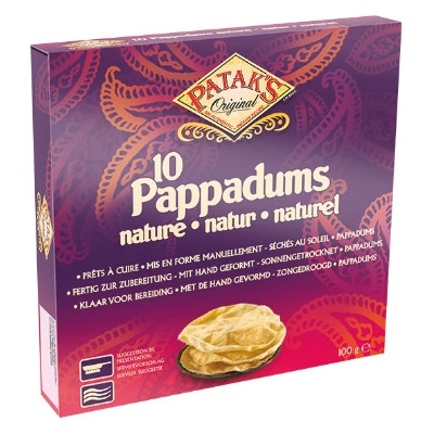 Patak's Chleb Pappadums 100 g – Zboží Mobilmania