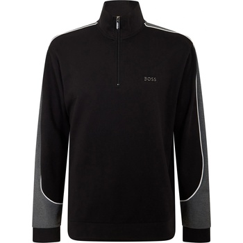 HUGO BOSS Яке Boss Tracksuit 1/4 Jacket 10269555 - Black 001