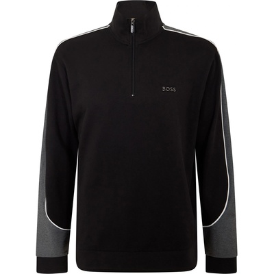 HUGO BOSS Яке Boss Tracksuit 1/4 Jacket 10269555 - Black 001