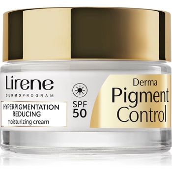 Lirene Derma Pigment Control Cream SPF 50 озаряващ хидратиращ крем против пигментни петна SPF 50 50ml