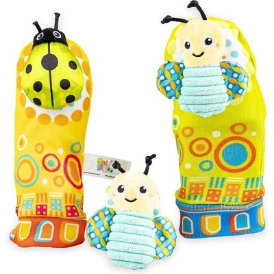 Balibazoo Дрънкалки чорапи Green Beetle Bee 82624 (112505)