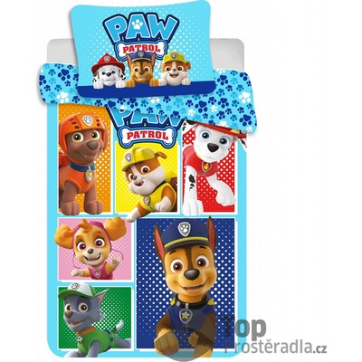 Jerry Fabrics povlečení Paw Patrol 184 100 x 135 cm 40 x 60 cm