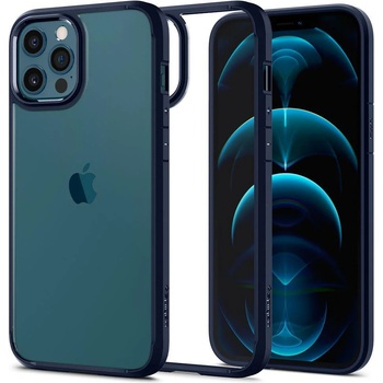 Spigen Калъф Spigen Ultra Hybrid за Apple iPhone 12/12 Pro, Navy Blue (ACS02251)