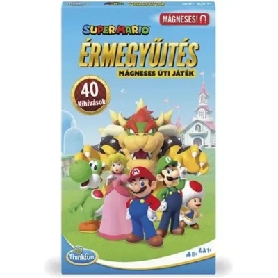 REGIO JÁTÉK Thinkfun: Super Mario - Събиране на монети магическа игра за пътуване - на унгарски език (09290)
