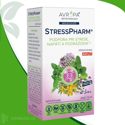 Avropa StressPharm bylinné kvapky 50 ml