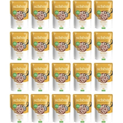 SCHESIR Tuňák s kuřecími řízky v želé 12x 85 g