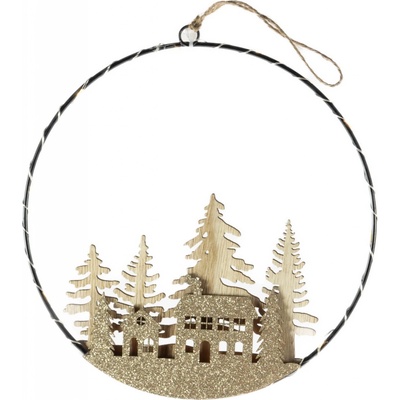 Home Styling Collection Dekorativní vánoční LED závěs, Ø 20 cm