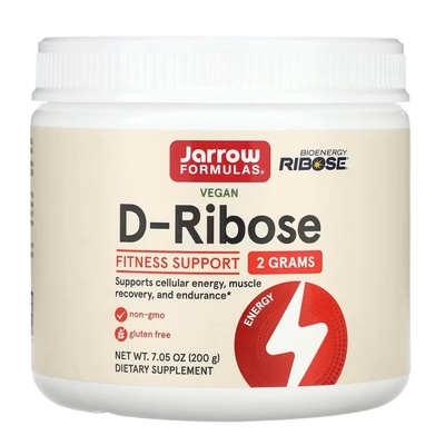 Jarrow Formulas Jarrow Formulas, D-Ribose Powder, D-рибоза на прах, 200 г