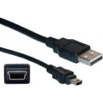  Кабел MiniUSB-USB с филтър
