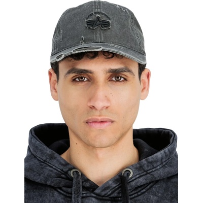 Alpha Industries Acid Logo Cap black čierna