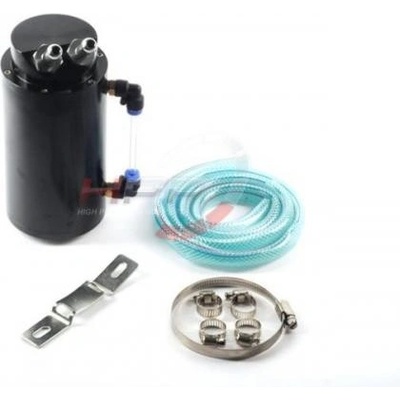 Oil catch tank - 2x vývod černý - objem 0,6l