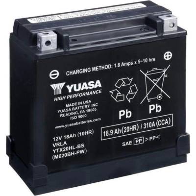 Мото акумулатор Yuasa YTX20HL-BS 18.9Ah R+ (YTX20HL-BS YUASA)