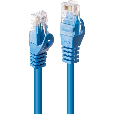 Lindy Пач кабел LINDY 48173, U/UTP, Cat. 6, 2m, син (48173)