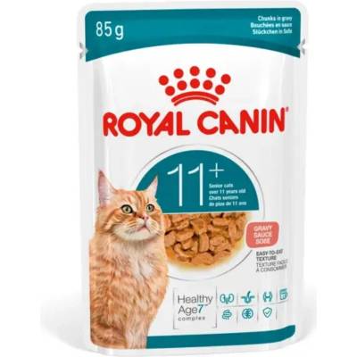 Royal canin Ageing 11 + Gravy kúsky v šťave staršie ako 11 rokov 85 g