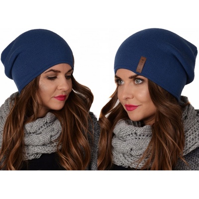 Fashionweek elegantní dámská teplá čepice beanie ZIZI-V1 Jeans