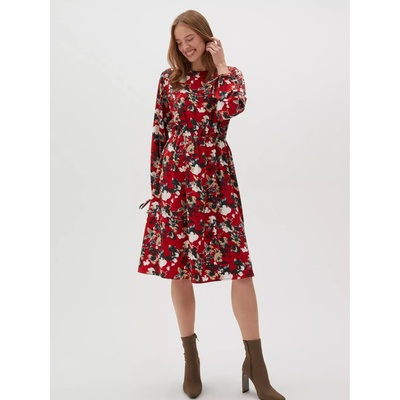 Moodo Дамска шарена рокля Moodo Moodo | Cherven | ЖЕНИ | XS