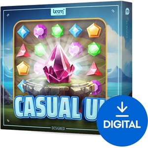 BOOM Library Casual UI DESIGNED (Дигитален продукт)
