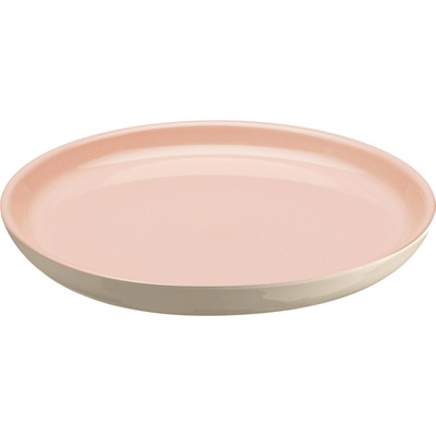 Emile henry (Франция) Керамична чиния emile henry dinner plate основна - цвят розов с екрю (eh 8925-r4)