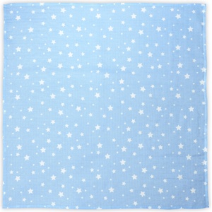 Lorelli Памучна пелена Lorelli - 80 х 80 cm, сини звезди (10340092305) - ozone