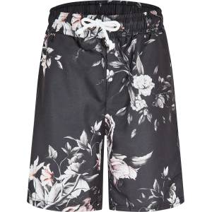 Criminal Damage Поларени къси панталони Criminal Damage Men's Sinclair Fleece Jogger Shorts - Black/White