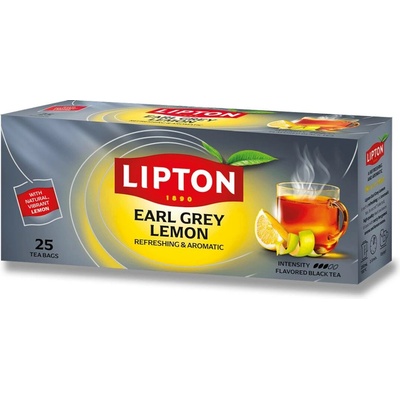 Lipton Earl Grey Classic černý čaj 25 x 1,5 g