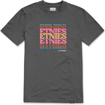 Etnies STACK RETRO TEE CHARCOAL