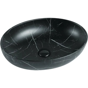 Mexen Orsola/Onix 52x39 cm black marble (21365271)