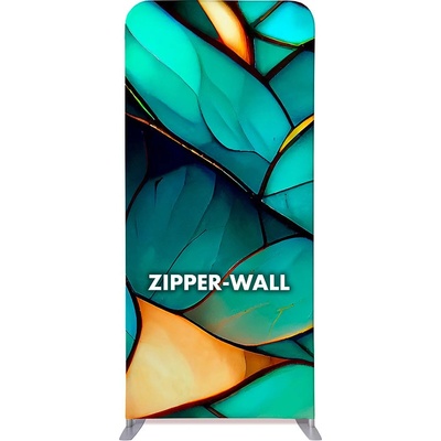 Jansen Display Zipper-Wall Straight Basic 100 x 230 cm, 1004 x 2300 mm