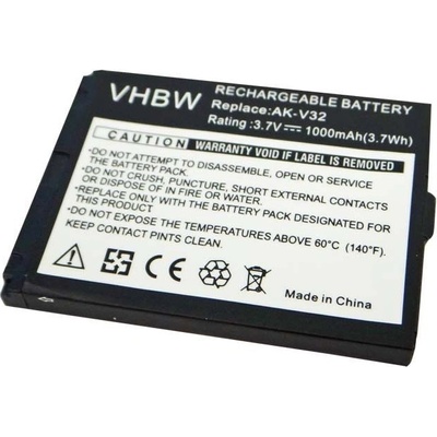 VHBW Батерия за Emporia Click V32, AK-V32, 1000 mAh (800103351)
