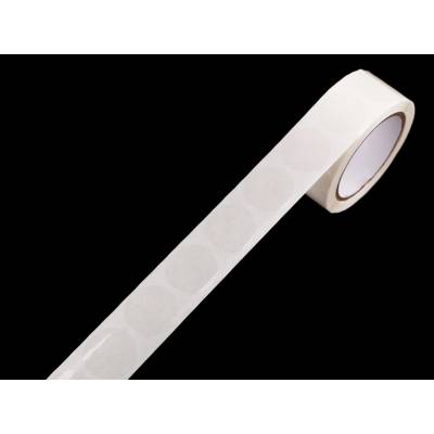Prima-obchod Samolepicí kolečka transparentní na roli Ø2; 2,5; 3 cm, barva 1 (Ø2 cm) transparent