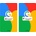 Google NFC Карта за Отзиви в Google Reviews - Двуезична с Двустранен Печат - 95701
