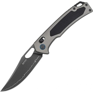 SRM Сгъваем нож SRM Retriever 9203-AK2 - дръжка от алуминиева сплав и ламинирана 140Cr стомана (d-29-46-4621)