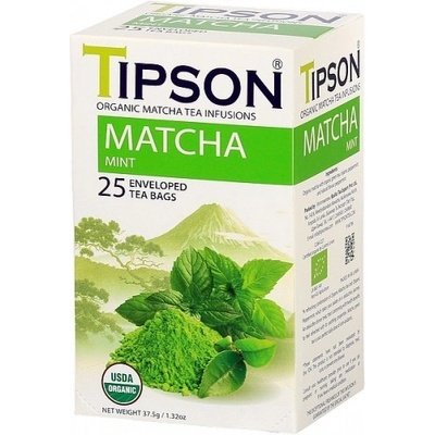 TIPSON Bio Matcha Mint 25 x 1,5 g