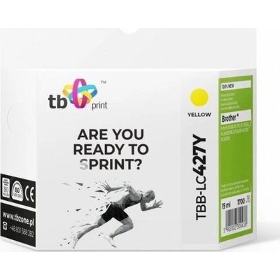 Compatible TBB-LC427Y жълта касета за принтер Brother MFC-J5955DW (TBB-LC427Y)
