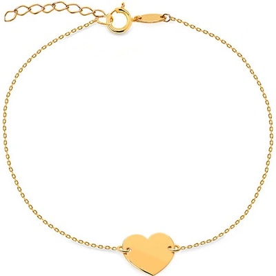 iZlato Forever náramek se srdíčkem vhodným pro gravírování IZ20880