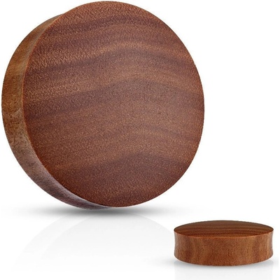 Šperky4U plug do ucha Saba wood PL01206-16