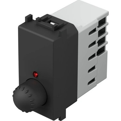 EM11SB-U Stmívač otočný přepínač RL 300W 1M SB - matná černá, TEM