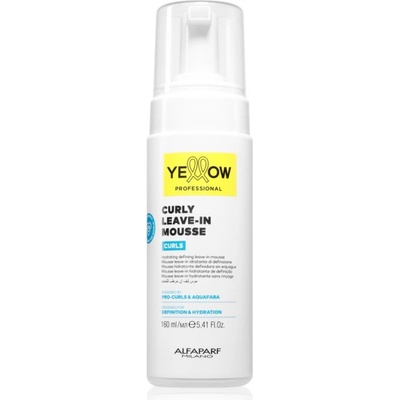Yellow Curls Curly Leave-in Mousse грижа без отмиване за къдрава коса 160ml