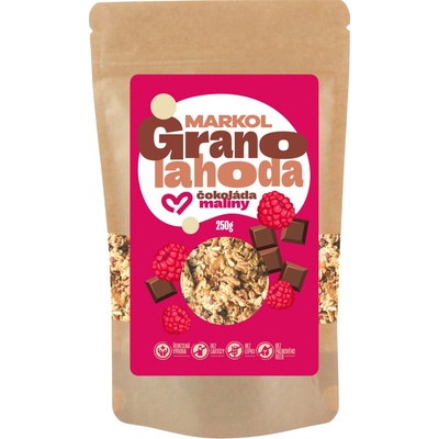 Markol Granola malina a čokoláda 250 g