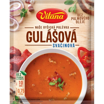 Vitana Gulášová svačinová polévka 96g