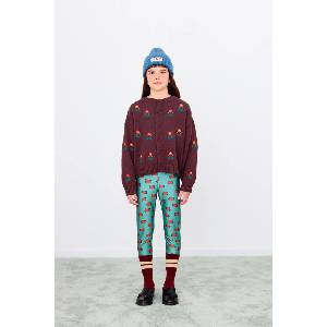 Tinycottons Детска жилетка FLOWERS CARDIGAN (AW25.101)
