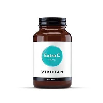Viridian Nutrition Extra C 550mg 150 kapslí (Vitamín C 550mg)