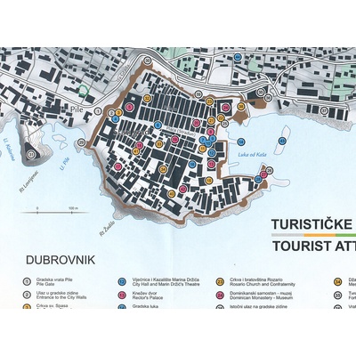 Dubrovnik 1:25.000 turistická mapa HGSS