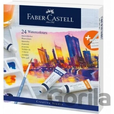 Faber Castell 169724 Creative Studio akvarelové farby v pánvičkách 24 ks