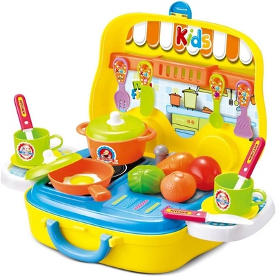 Alltoys Kuchynská súprava v kufríku žltý