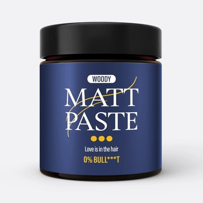 Steve's Matt Paste Strong – matná pasta na vlasy, silná fixácia, tvar, textúra a matný efekt Hmotnost: 90 g