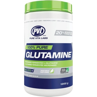 PVL / Pure Vita Labs 100% Pure Glutamine [1200 грама] Неовкусен