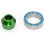 Traxxas алуминиев корпус лагери зелени, лагер 10x15x4mm