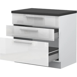  Долен кухненски шкаф с чекмеджета Riva R-90-3MBOX/2